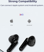 Personnalisation Écouteurs sans fil Bluetooth TWS T10 intra-auriculaires F9 Casques d'écoute Écouteurs Audifonos (Livraison locale au Brésil)