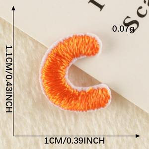 Patchs brodés 3D thermocollants, lettres et chiffres colorés, décorations en strass pour vêtements DIY, vestes personnalisées, jeans - Product Image 4