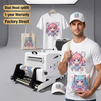 Nouvelle imprimante DTF A3 MT COLOR 2026 Pro avec doubles têtes Epson XP600, découpeuse automatique intégrée, écran tactile, machine d'impression textile, garantie 1 an