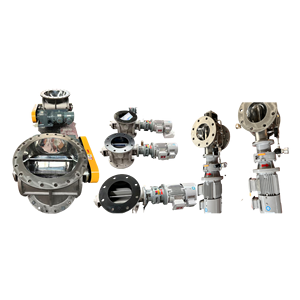 Sas pneumatique rotatif industriel DN100 à DN500 en céramique/acier inoxydable 304 de qualité alimentaire pour le transport pneumatique des produits alimentaires, chimiques et miniers OEM ROTARY - Product Image 1