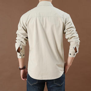 Camisas Manga Larga เสื้อเชิ้ตแขนยาวผ้าฝ้าย100% สุภาพบุรุษแจ็ค - Product Image 3