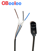 Capteur de Proximité Inductif GBeelee DC 3 Fils NPN PNP 12V 24V NO NC, Distance de Détection 2,5 mm, Montage Sans Contact, Réponse 500Hz