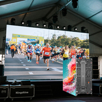 Pantalla LED Novastar P3.9 para Exteriores, Pantalla LED de Alquiler para Tiendas Minoristas, Frecuencia de Actualización de 7680Hz, Píxeles P2.976, Pantalla de 2.97mm