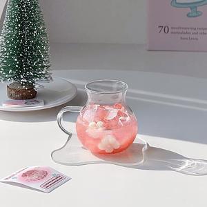 Gobelet en <span class=keywords><strong>verre</strong></span> isolé transparent créatif Lelyi, minimaliste, petit, résistant aux températures tropicales, pour café, lait, fruits, <span class=keywords><strong>verre</strong></span> - Product Image 2