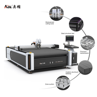 Máquina de Corte de Cuero Artificial CNC AOL de Alta Precisión con 3 Años de Garantía para Uso Industrial