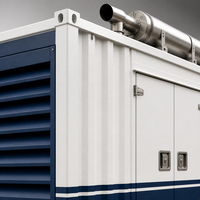 Groupe électrogène diesel silencieux de type conteneur Bobig de 60 kW, 80 kW, 150 kW, 200 kW, 500 kW, 800 kW, 1000 kW, haute puissance, fabriqué par un fabricant