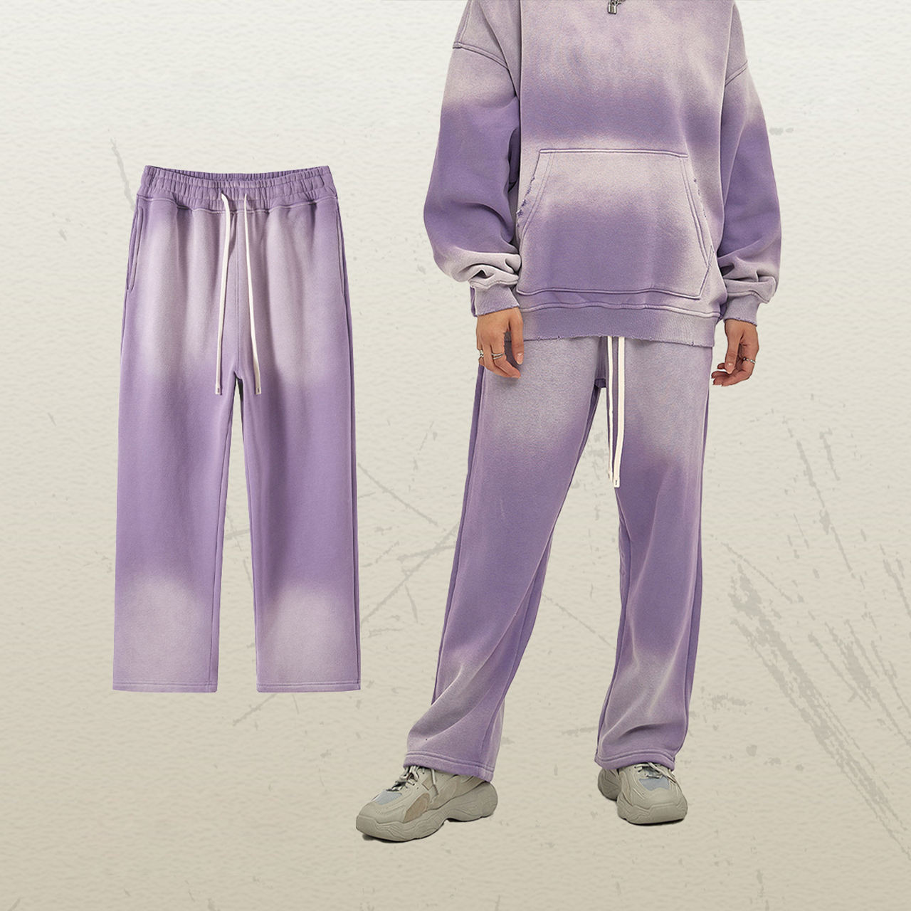 Purple sweatpants