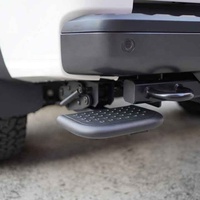 Escalón Plegable para Puerta Trasera de Camioneta, Modificación de Pedal para Puerta Trasera, Compatible con Tacoma, Hilux Revo, Ford F150