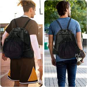 New Design Custom Logo Travel Storage Gym Sports <b>Drawstring</b> Backpack Basketball <b>Bags</b> for Football Swimming Training - Product Image 6