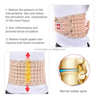Ceinture de décompression OEM, dispositif de traction vertébrale flexible, soutien lombaire gonflable, attelle dorsale respirante pour les douleurs lombaires