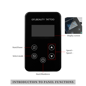 Máy phun xăm điện không dây OEM WENYU bằng thép không gỉ, nhẹ, hệ thống bút máy xăm thẩm mỹ vĩnh cửu 6000-8000 vòng/phút 4.0mm - Product Image 5