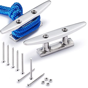 Étrier d'amarrage léger à 2 trous en acier inoxydable 316, accessoires <span class=keywords><strong>de</strong></span> quincaillerie pour pont <span class=keywords><strong>de</strong></span> yacht, attaches <span class=keywords><strong>de</strong></span> corde, pinces en acier moulé - Product Image 2