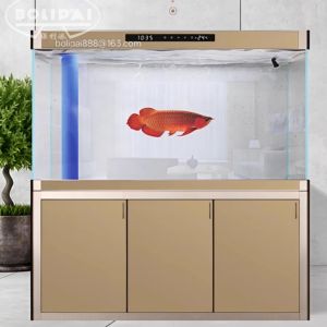 סט אקווריום מזכוכית שקופה במיוחד ללא ברזל עם ארון, מידות בהתאמה אישית מ-60 ס\\\"מ עד 195 ס\\\"מ - Product Image 3