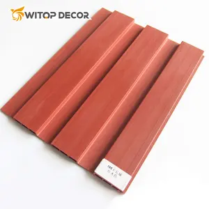 WPC tường Bảng điều khiển Ấn Độ nội thất Slatted WPC tường Bảng điều khiển WPC gỗ Nội Thất Tường Bảng điều khiển