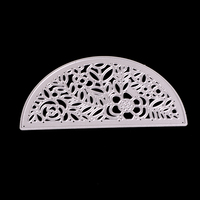 AAGU In Metallo Acciaio Al Carbonio Commercio All'ingrosso Scrapbooking Semicerchio Foglia Floreale Mestiere Macchina di Taglio Muore Decorativo Scrapbooking Die Cut
