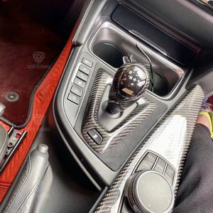 Intérieur en carbone pour <span class=keywords><strong>BMW</strong></span> M4 F82 F83 M3 F80, garniture intérieure en fibre de carbone, garniture de la console de vitesses, type de remplacement pour modèles LHD - Product Image 6