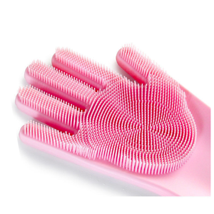Guantes de Silicona para Baño de Mascotas, para Limpiar y Peinar el Pelo, Guantes para Eliminar Pelo Suelto, Accesorios para el Cuidado de Mascotas - Product Image 2