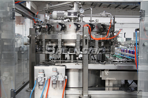 Đầy đủ tự động <span class=keywords><strong>2</strong></span> trong <span class=keywords><strong>1</strong></span> có ga nước giải khát có thể làm đầy và seaming Máy 8000 CPH gas mềm uống <span class=keywords><strong>Pop</strong></span> có thể đóng hộp dòng máy - Product Image 2