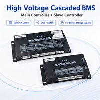 Sistema de Gestión de Baterías en Cascada de Alto Voltaje 128S EC-HV-MC1+EC-HV-SC7+Pantalla LCD de 4.3 Pulgadas CAN RS485 Power Bank PCBA Energy