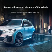 Projecteur laser de bienvenue pour portière de voiture, lumière d'ambiance universelle pour le dessous de caisse, décoration de véhicule