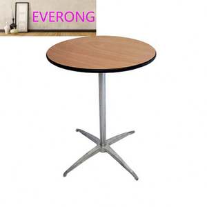 Table basse carrée moderne en bois massif et acier pour intérieur, bars, hôtels, salles à manger, extérieur - pour banquets <span class=keywords><strong>de</strong></span> <span class=keywords><strong>mariage</strong></span>, cocktails - Product Image 2