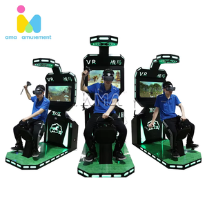 Máquina de montar a caballo 9D Vr, juego de tiro a caballo, pantalla de 32 pulgadas, juego de realidad virtual interactivo comercial - Product Image 2