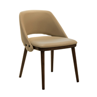 Cadre de chaise sans accoudoirs pour salle à manger, prêt à l'emploi, en bois de frêne de haute qualité, cadre de chaise en bois non fini