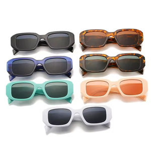 Luxury High Quality Polygon <b>Sunglasses</b> Small <b>Square</b> Frame Classic Design Fashionable Durable Lightweight Unisex Glasses Case - Product Image 4