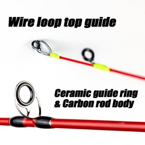 <span class=keywords><strong>Canne</strong></span> à pêche en carbone EVA à poignée économique pour la pêche en mer, la pêche au jigging et la pêche au spinning, couleur rouge, pour la pêche au bar et au poisson-bonefish - Product Image 3