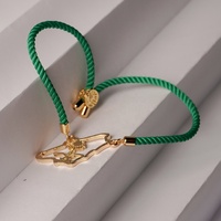 Pulsera de Metal Personalizada al por Mayor con el Emblema Nacional de Arabia Saudita, Mapa de Arabia Saudita, Día Nacional de Arabia Saudita