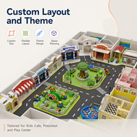 Équipement de terrain de jeu intérieur personnalisé pour enfants, adapté aux cafés, aux écoles maternelles et aux centres de jeux commerciaux