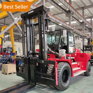 Carretilla elevadora diésel para exteriores con abrazadera de papel para almacén, piezas de goma para uso en China Ce Epa de 12-16 toneladas - Product Image 1