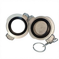 Raccord de tuyau d'incendie en alliage d'aluminium robuste Hong'an 66KY avec filetage femelle Nakajima et bouchon vierge KD pour la protection incendie professionnelle