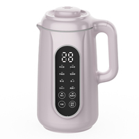 Mélangeur chauffant automatique électrique pour la préparation de lait de soja, de soupes chaudes et de boissons végétales (noix, amandes), machine à lait de soja à base de plantes