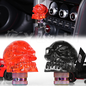JDM Skull Shape <b>Gear</b> Shift <b>Knob</b> Racing Car Interior Accessory Manual Acrylic Decorative Lever - Product Image 2