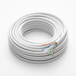 สายแลนอีเธอร์เน็ต Premium Hanwei Indoor Cat6A UTP 23AWG LSZH สีขาว 305 เมตร 10Gbps รุ่น CCL-65UG004-LNWH-R305 - Product Image 1