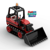 Modèle de blocs de construction MOC personnalisé, paysage urbain sur mesure, figurines de voitures et d'animaux, cadeau de marque pour les fêtes et les salons professionnels