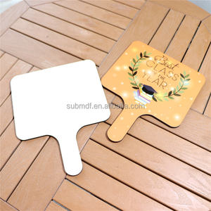 MDFSUB 2023 nueva llegada sublimación en blanco MDF 2023 ventiladores <span class=keywords><strong>de</strong></span> graduación para decoración <span class=keywords><strong>de</strong></span> escritorio personalizada regalos ventiladores <span class=keywords><strong>de</strong></span> paleta <span class=keywords><strong>de</strong></span> un solo lado - Product Image 6