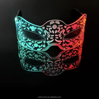 Lunettes LED en acrylique tendance en gros, 7 couleurs, 12 modes, qui brillent dans le noir pour hommes et femmes, pour Pâques, Halloween, fête des Mères