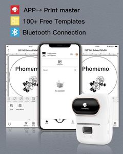Phomemo M110 QR Mã giá máy in nhãn không dây ảnh nhiệt Sticker máy in máy cho IOS Android - Product Image 5