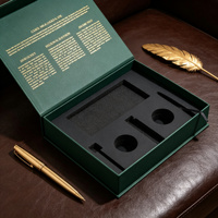 Boîte cadeau magnétique luxueuse avec logo personnalisé, boîte en carton rigide élégante pour l'emballage de cadeaux