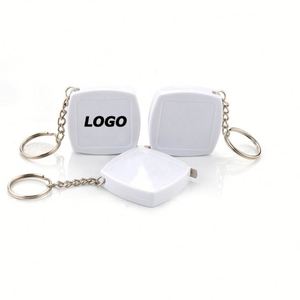 Mini Square 2M Steel <b>Tape</b> <b>Measure</b> Keychain - Custom Logo Pocket Measuring <b>Tape</b> for Promotional Gifts - Product Image 1