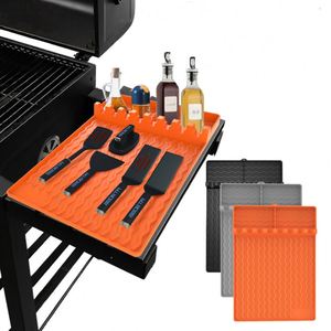 Tapete de Silicona para Parrilla Blackstone, Resistente al Calor, para el Estante Lateral de la Parrilla, Antideslizante y Duradero - Product Image 1