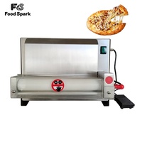 Machines de boulangerie en acier inoxydable, électriques, pour pizza/pain/gâteau/fondant/croissant/pâtisserie, machine à étaler la pâte