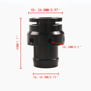 Capteur de vide externe pour soupape de décharge, pièce de mise à niveau pour turbocompresseur Faw Audi CA 2.0T, diamètre intérieur 24,8 mm, port 5 mm - Product Image 1
