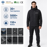 Veste coupe-vent personnalisée vert pin pour homme, fermeture éclair intégrale, capuche, poches zippées, poignets ajustables, respirante, vêtements de sport d'extérieur