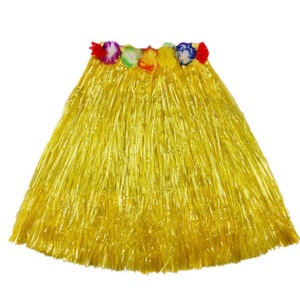 Jupe hawaïenne en herbe, collier de fleurs, accessoires de costume pour fête de plage, luau, festival, performance scénique, ornements, vente en gros - Product Image 4