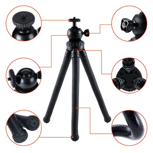 Mini Pocket Silicone Linh Hoạt Mini Tripod Selfie Stick Chủ Hành Động Camera Stent Máy Ảnh Điện Thoại Di Động Tripod Núi Với Từ Xa - Product Image 3