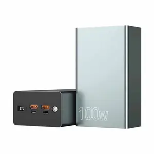 2023 nouveau produit Power Bank en aluminium USB C pour ordinateur portable 50000 mah chargeur de batterie rapide Pd 100w Power Bank