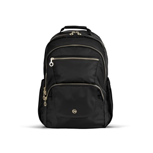 Sac à dos ergonomique noir AGS LITE de la collection JCG de FX CREATIONS, 21 L, résistant à l'eau, pour ordinateur portable, pour femme - Product Image 1